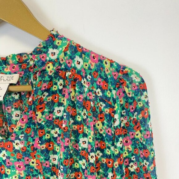 Rachel Zoe Floral Cottage core Blouse - Picture 4 of 15